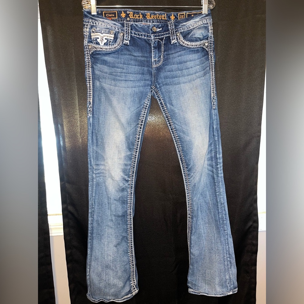 Rock Revival Blue Boot Cut Jeans